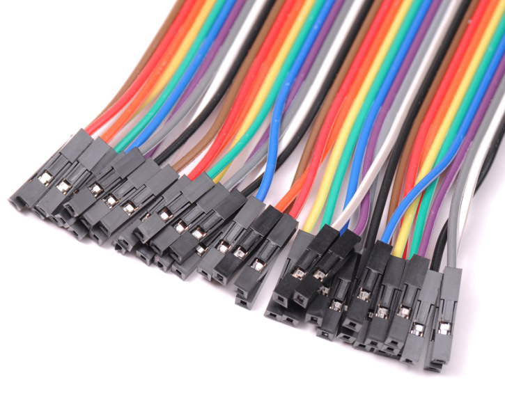 40PCS Jumper Wire Cable 1P-1P 2.54mm 20cm For Arduino Breadboard Sale 2016 newest