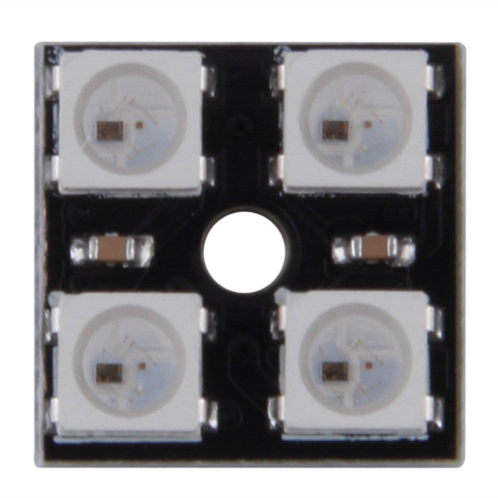 2016 Newest WS2812B board 2*2 4-Bit Full Color 5050 RGB LED Lamp Panel Light For Arduino