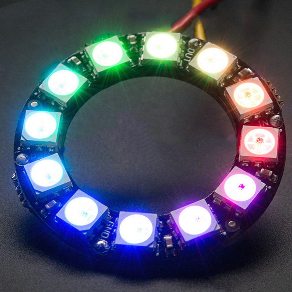 ! 5050 12-Bit RGB LED Ring WS2812 Round Decoration Bulb Perfect For Arduino Promotion