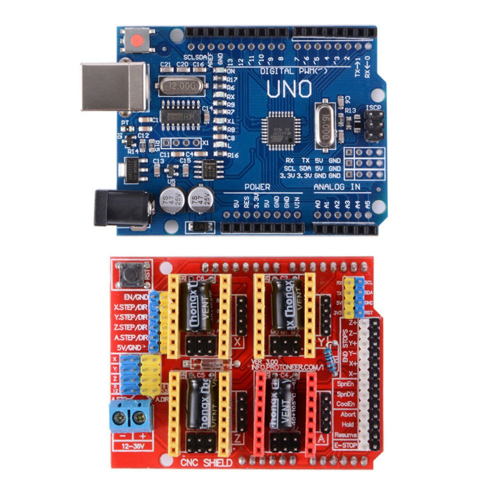 Unused Unopened Undamaged CNC V3 Shield Engraver 3D Printer Expansion Board A4988 Driver for Arduino