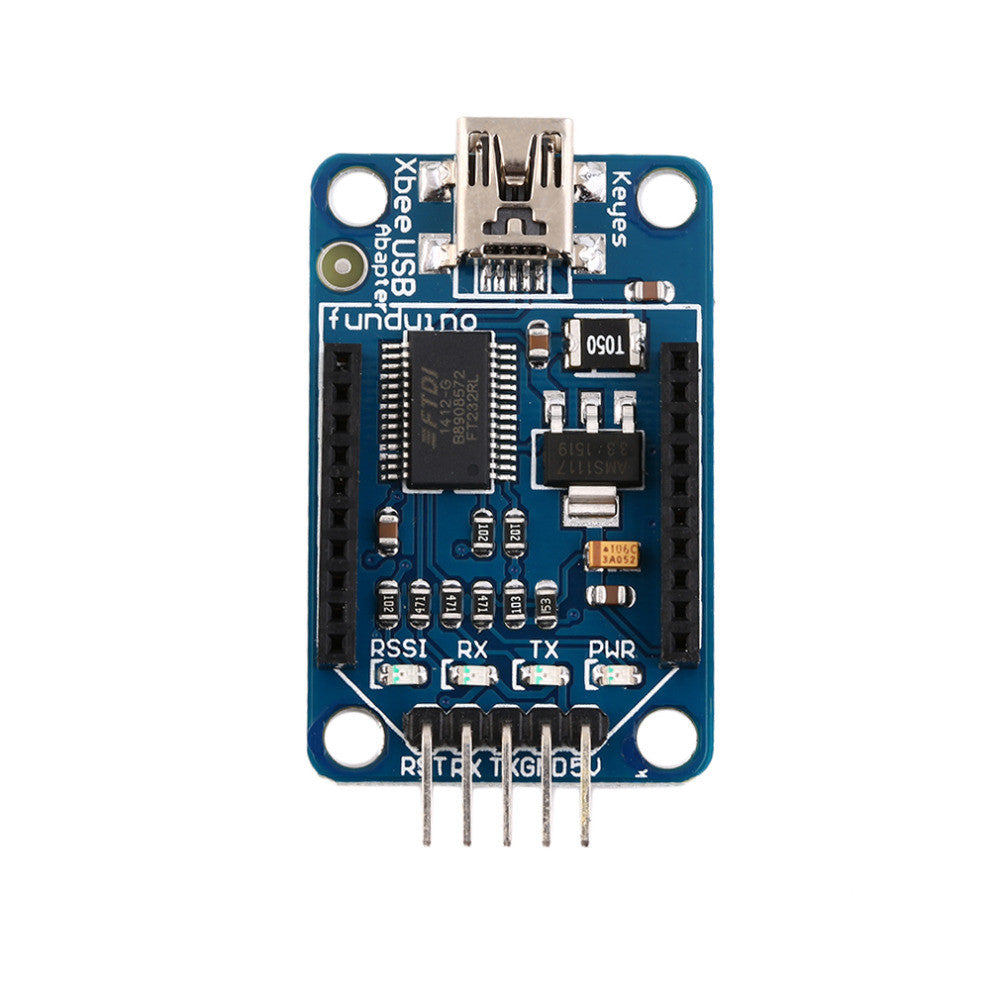 New FT232RL USB to Serial Adapter Blue Module USB to 232 For Arduino Pro Mini Wholesale